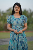 Georgette long maxi dress