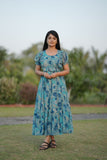 Georgette long maxi dress