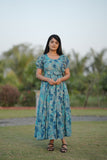 Georgette long maxi dress