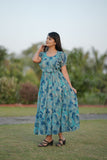 Georgette long maxi dress
