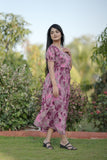 Georgette long maxi dress