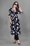 V Neck Kurti Pant Set