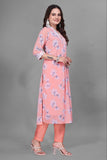 V Neck Kurti Pant Set
