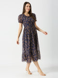 Georgette long maxi dress