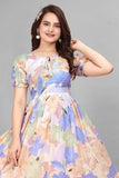 Georgette long maxi dress