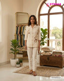 Women Embroidered Shirt & Pants Co-Ord Set