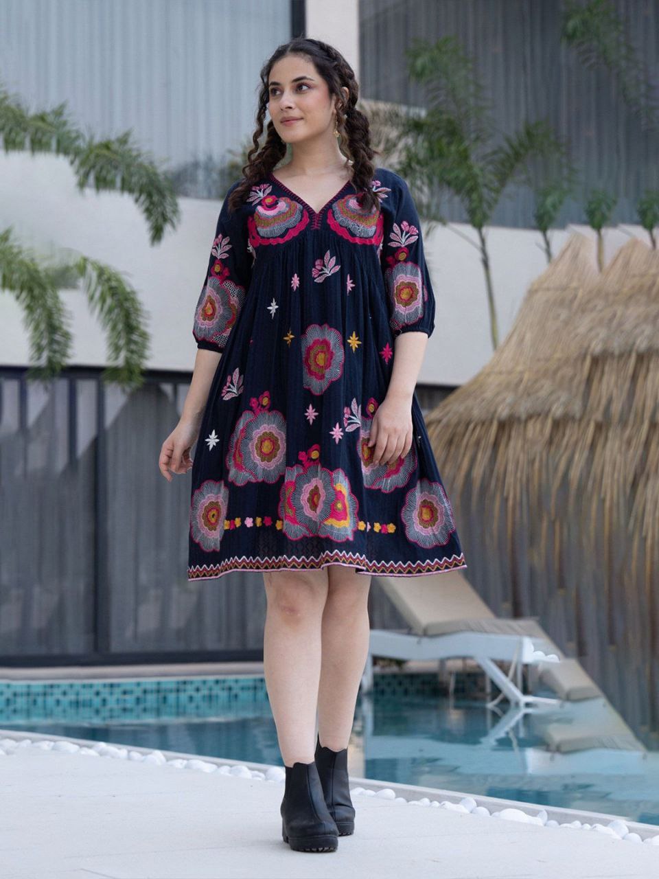 THE MOST CLASSIC ONE PIECE FLORAL MIDDY♥️