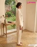 Elegant Floral Embroidered Khadi Cotton Fully Lined(astar valu) Co-ord Set for Women